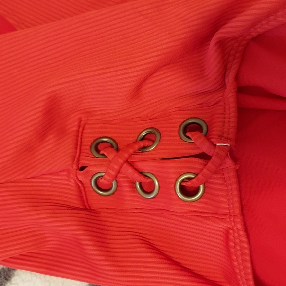 SOLD *New*TRUE CRAFT Rio Ribbed lace-up bathing suit, NEW w/out tags!!! - Picture 5 of 11